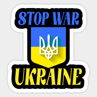 Ukraine trident Ukraine flag Ukrainian flag Ukraine Sticker